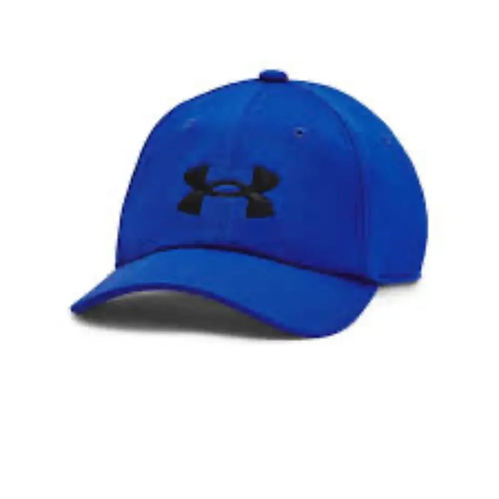 Under Armour Boys' Blue Dri-Fit Stretch Fit Cap (Size Small)